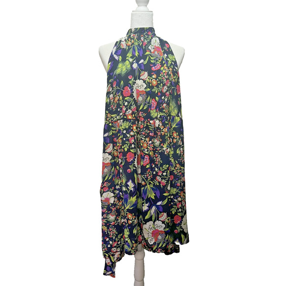 New York & Company Dresses & Skirts - Women's New York & Company Size Large Sleeveless Black Floral Long Dress